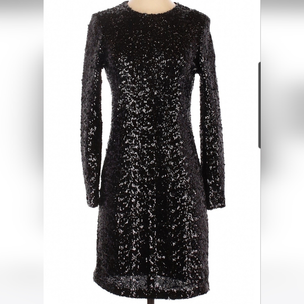 Small Tory‎ Burch black sequin dress